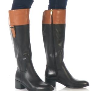 Franco Sarto Lizbeth leather riding boot 7.5M